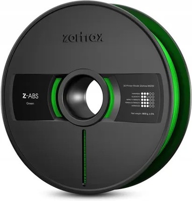 Filament Zortrax Z-ABS 2 Green Zielony 0,8kg