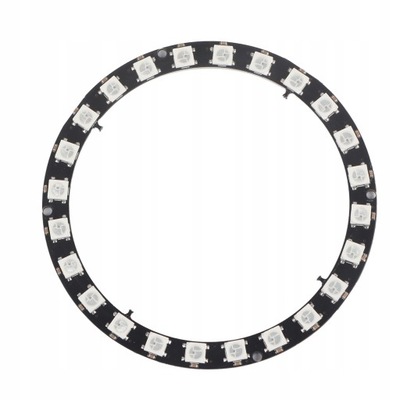 PIERŚCIEŃ LED RING 24 DIOD RGB WS2812 5050