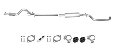 Vw golf v plus 1.2 tsi 77kw od 2009r. хэтчбек труба трубы гаситель средний фото №1