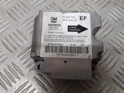 Модуль датчик подушка безопасности opel omega b 330518650 фото №1