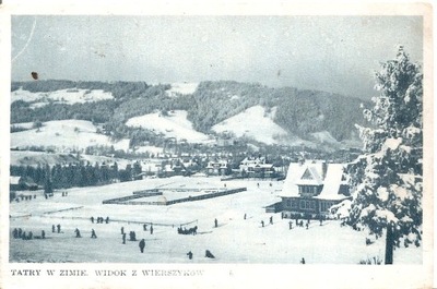 TATRY W ZIMIE -WIDOK Z WIERSZYKÓW