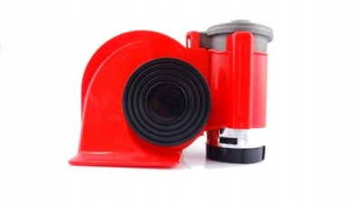 Клаксон сигнал гучний 2 тони компресор 139db 24v фото №1