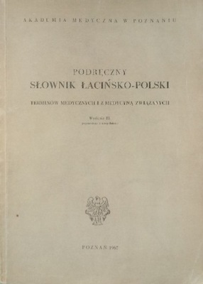 Podręczny Słownik Łacińsko - Polski