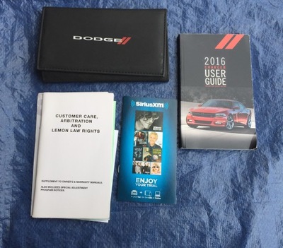 DODGE CHARGER 15 16 17 MANUAL BOOK NR 5  