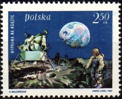 Fi 1793 ** 1969 - Pierwsze lądowanie na księżycu