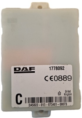 Daf xf106 блок керування модуль alarm 1778092 b-b фото №1