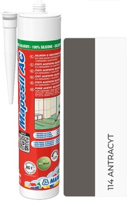 MAPEI Silikon Mapesil AC 114 ANTRACYT 310ml