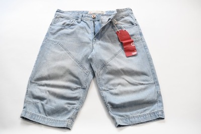 Solid JEANS NOWE jeansowe spodenki JASNE - L