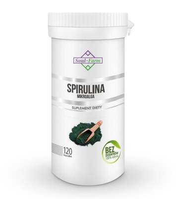 Spirulina Soul-Farm 550mg kapsułki 120 szt