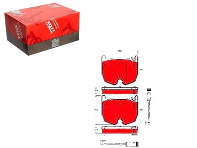 Гальмівні колодки гальмівні mercedes slr 5.4 722 edition r19 фото №1