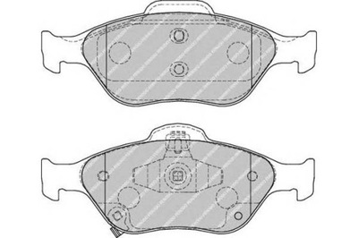FERODO КОЛОДКИ ГАЛЬМІВНІ TOYOTA ПЕРЕД YARIS 06- FER