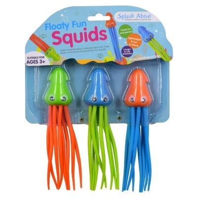 Splash About Floaty Fun Squid Dive Toys - Pack of 3