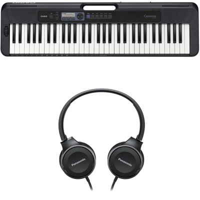 KEYBOARD CASIO CT-S300 Zestaw S3 60 mies. Czarny