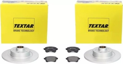 Textar гальмівні диски+ гальмівні колодки задня renault espace v 290mm фото №1