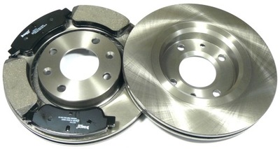 Тормозные диски 266 тормозные колодки do peugeot 301 307 partner 96- фото №1