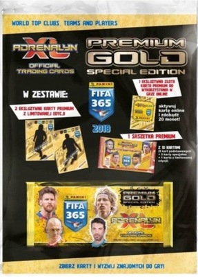 Saszetka Premium Gold FIFA 2018 ADRENALYN XL