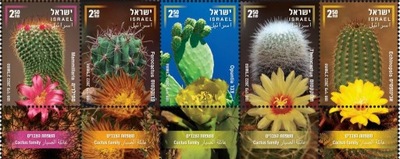 Izrael 2022 Znaczki 2785-9 ** kaktusy kwiaty