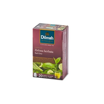 Herbata zielona Dilmah Green Tea Earl Grey 20 szt