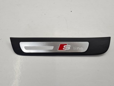 Audi a4 b8 s-line молдинг накладка порог левый задняя фото №1