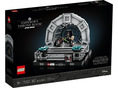 Klocki LEGO Star Wars 75352 Diorama: Sala tronowa Imperatora