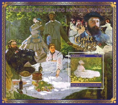 AKTY Claude Monet malarstwo francuskie bl #MDG2118