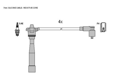 CABLE DE ARRANQUE FIAT BRAVO/BRAVA/MAREA/PUNTO/SIENA 1.2 16V 98 ->  