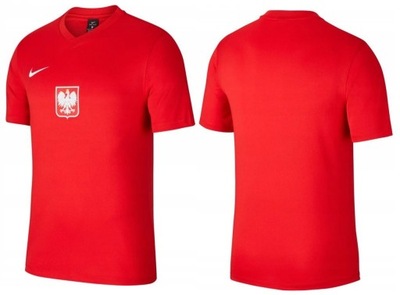 Koszulka Nike Poland Ftbl CD0876 688 CZERWONY; M