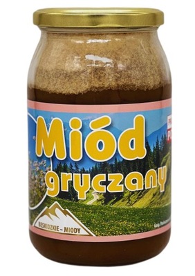 Miód gryczany naturalny 1,2kg - Beskidzkie - Miody