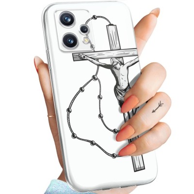 ETUI DO REALME 9 PRO PLUS WZORY JEZUS KRZYŻ RÓŻANIEC BÓG OBUDOWA POKROWIEC