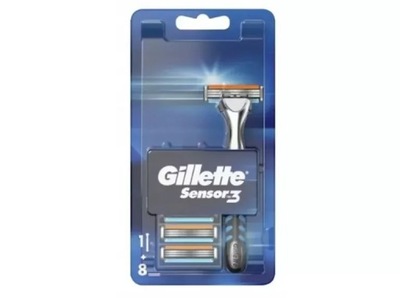 MASZYNKA GILLETTE SENSOR 3 1+8