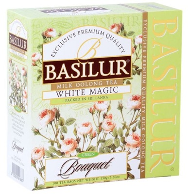 Herbata zielona oolong Basilur White Magic 100 sasz