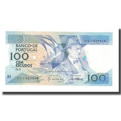 Banknot, Portugal, 100 Escudos, 1988, 1988-11-24,