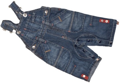 LEVI'S SPODNIE OGRODNICZKI JEANS 3-6m 68