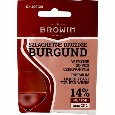 SZLACHETNE Drożdże do wina - BURGUND winiarskie