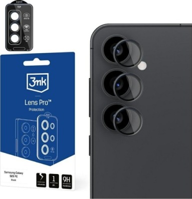 Ochrona na obiektyw aparatu 3MK Lens Protection Pro Black do Samsung