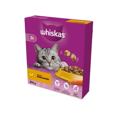 Whiskas Senior z kurczakiem 800g