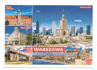 WARSZAWA - PAŁAC KULTURY + ZAMEK i CENTRUM - 2022R