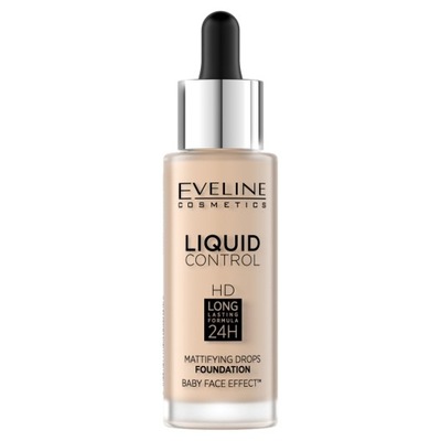 Eveline Cosmetics Liquid Control HD Long Lasting Formula 24H podkład do twa