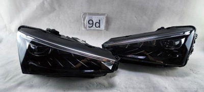 Skoda scala full led лівий правий фара лампа 657941015a 657941016a kpl фото №1