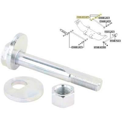 Болт эксцентриковая регулировки chevrolet epica optra tosca febest 1029-003-kit фото №1