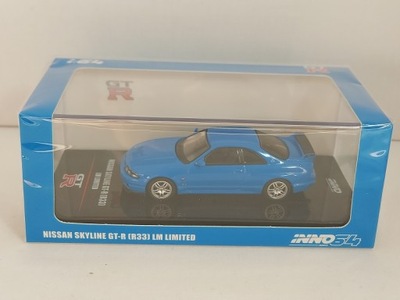 Inno 1:64 Nissan Skyline GT-R (R33) LM Limited blue
