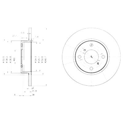 DRIVE+ DISCOS DE FRENADO 2 PIEZAS PARTE DELANTERA SUZUKI WAGON R + 1 3B 03- PELNA  