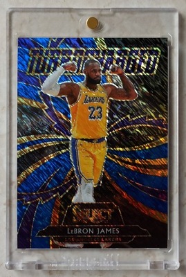 PANINI SELECT 2020-21 TURBOCHARGED LEBRON JAMES BLUE SHIMMER PRIZM