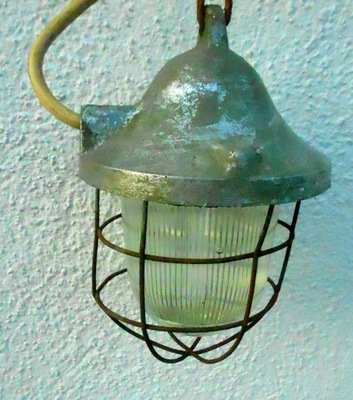 Lampa OW Typ C 100 Industrialna, loft, oryginał