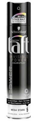 Taft Invisible Power 5 Bardzo Mocny Lakier Do Włosów 250ML