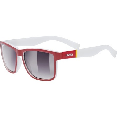 Okulary Uvex lgl 39 red mat white/ltm.silver