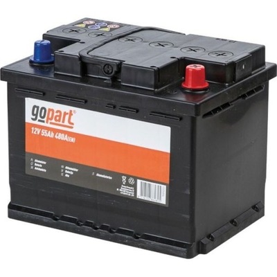 1055004 аккумулятор 12v 55ah 480a фото №1