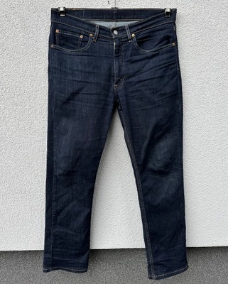 Levis 514 W34 L30 granatowe spodnie jeansowe Levi’s strauss