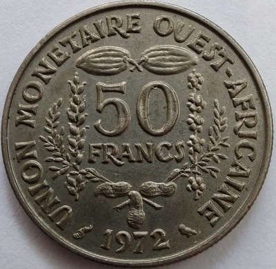 0133 - Afryka Zachodnia (BCEAO) 50 franków, 1972