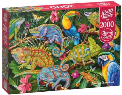 PUZZLE 2000 CHERRY PAZZI AMAZING CHAMELEONS 5903728750101